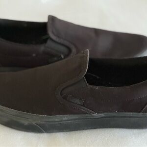 Vans Men's Black Slip-On Shoes